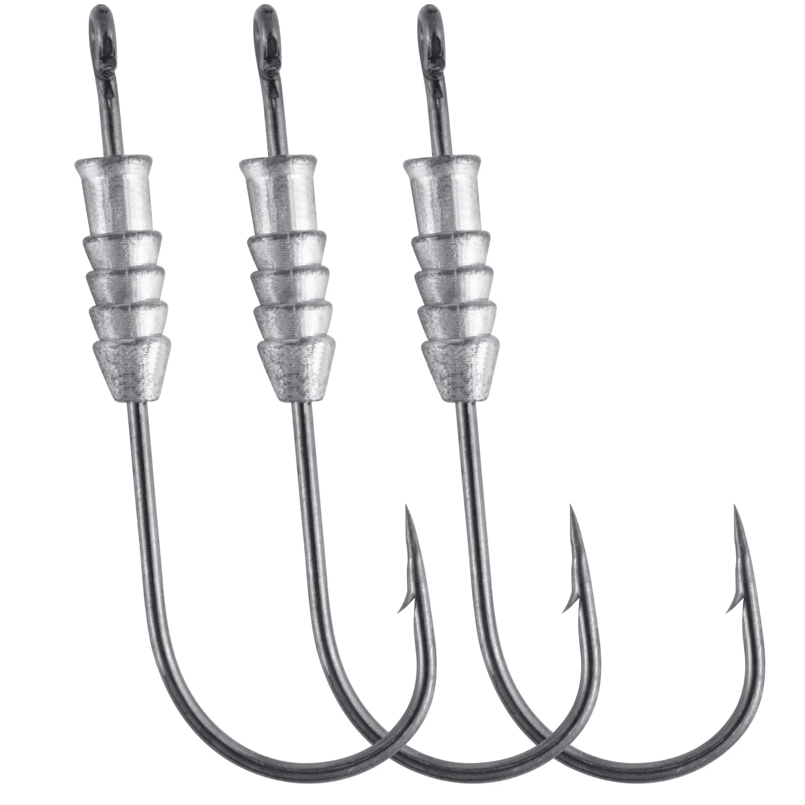 5/10pcs Pesca Ponderata Verme Ganci Swimbait Bass Verme Gancio per Plastica Morbida Esche Jig Testa Ganci Acqua Dolce Acqua Salata 4g 5g 8g