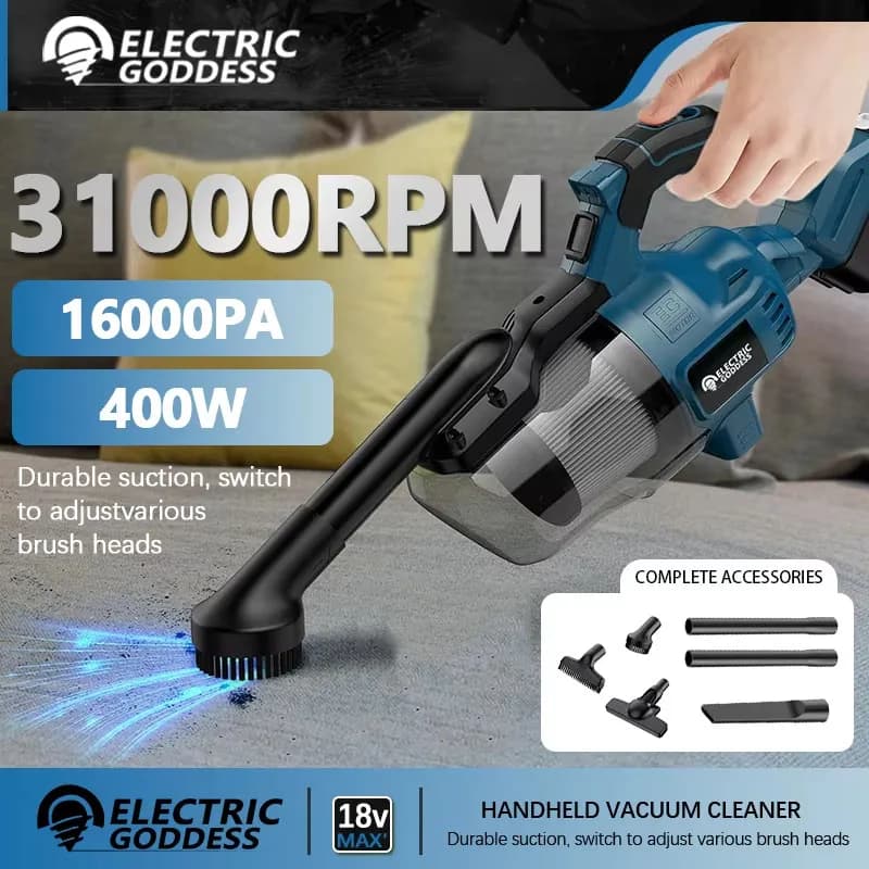 EG 5IN1 Aspirapolvere Elettrico Cordless Ricaricabile Strumento di Pulizia Palmare Pulizia Tappeto Auto Peli di Animali Domestici Per Makita 18V Batteria