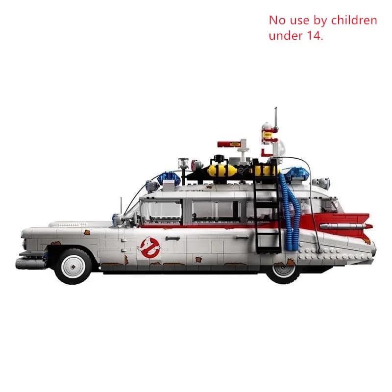 Nuovo Modello di Camion Ecto 1 dei Ghostbusters 2026, Blocchi da Costruzione Moc 10274, Mattoncini Espositivi, Giocattoli per Bambini e Adulti, Regalo di Halloween e Natale