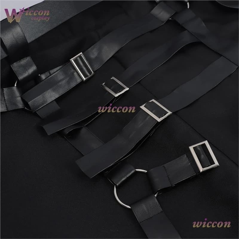 With Belt Gothic Black Pantskirt Punk Vinatge Men Fashion Hip Hop Pleated Pants Harajuku Casual Long Pants For Women Men