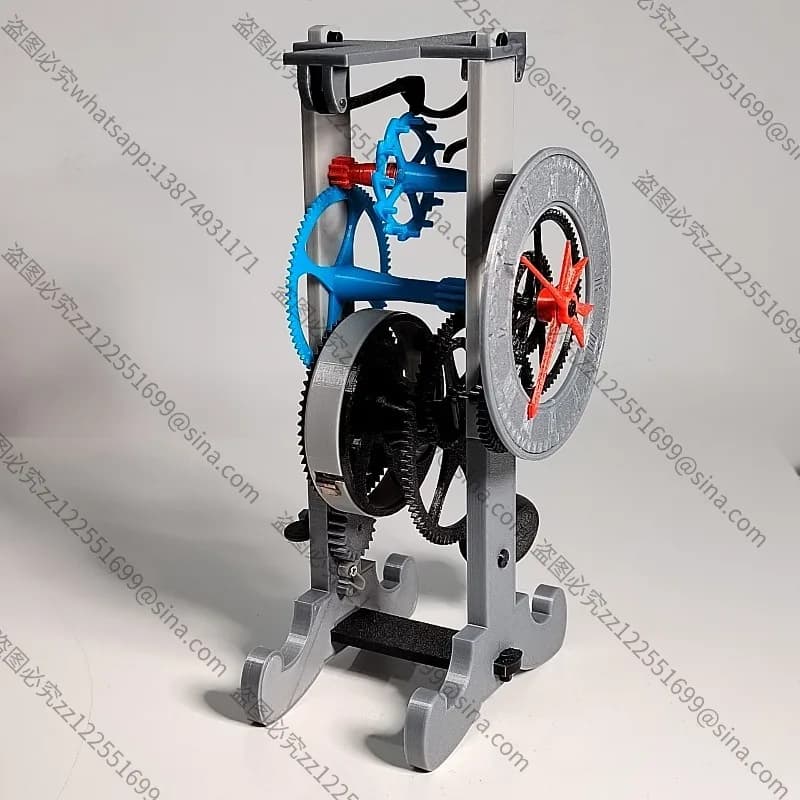 Orologio a Pendolo con Tourbillon, Versione Modificata, Nuovo Prodotto di Tendenza, Ornamento Creativo ed Estetico per Scrivania