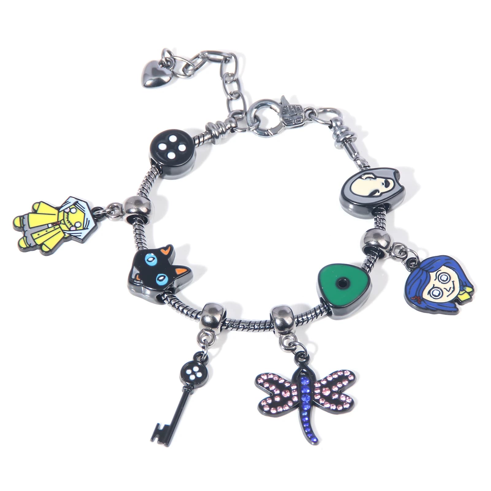 Anime Ghost Mom the Secret Door Bracelet Fantasma Mom Pendant Cosplay Gift for Men Woman Backpack Jewelry Accessories