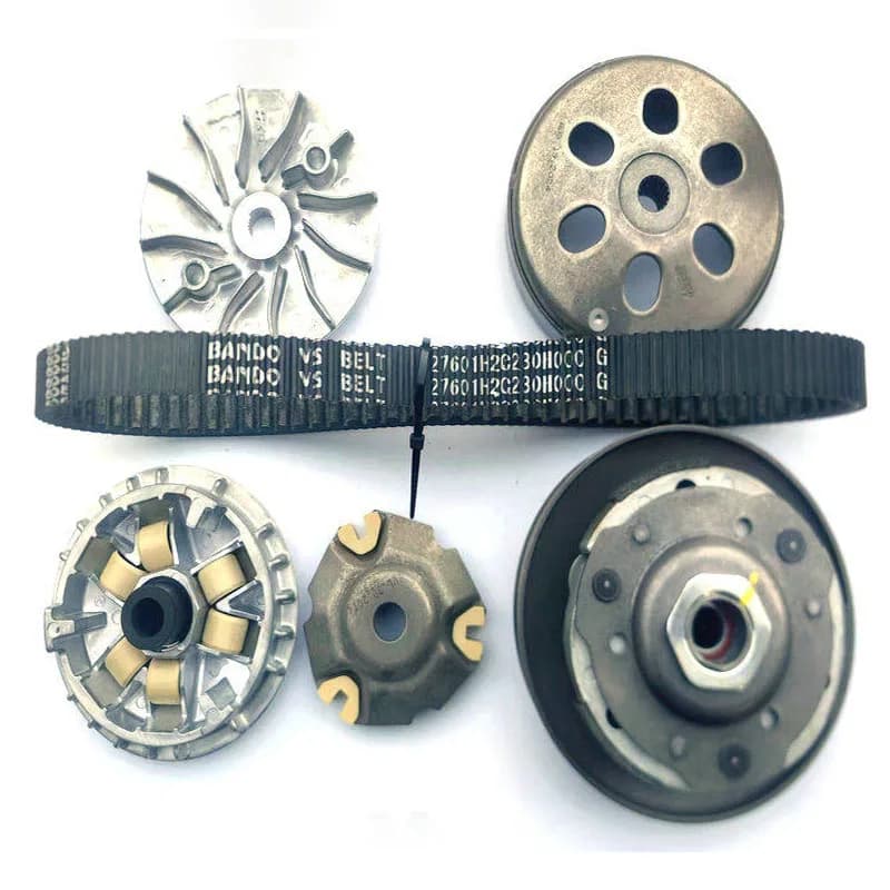 Motorcycle Belt Pulley Driven Wheel Clutch Assembly For Suzuki Haojue Scooters UHR150 UHR 150 HJ150T-28