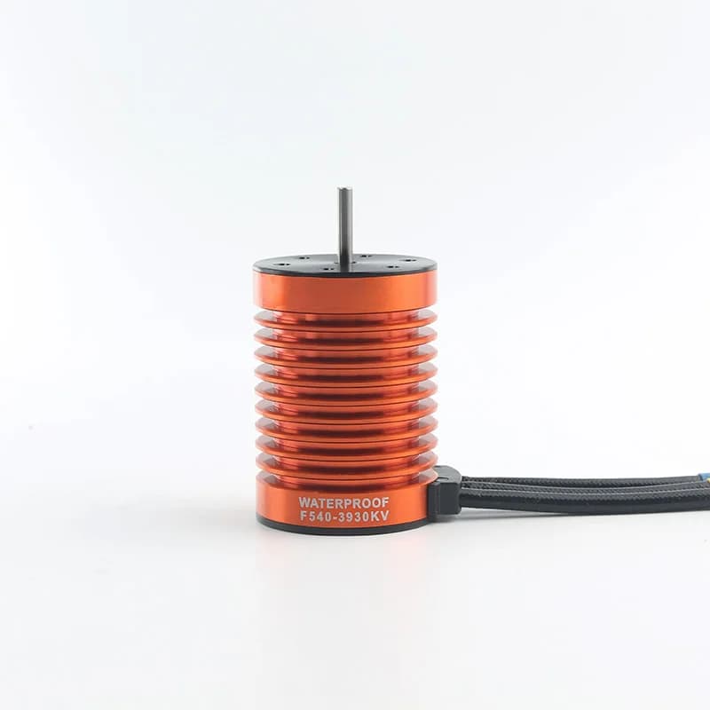 FATJAY RC Hobby RC 1:10 Auto F540 Motore Brushless Impermeabile 3650-3930KV con 60A Brushless Impermeabile Raffreddato ad Aria ESC 2-3S