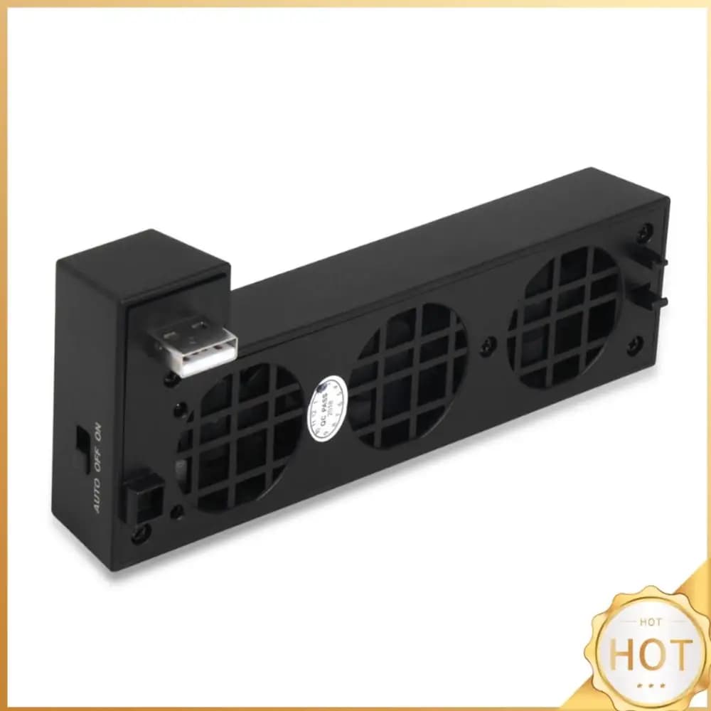 Ventola di Raffreddamento USB Portatile DC 5V in ABS, Sostituzione per Console Xbox One X, 3 Ventole Esterne, Raffreddatore Intelligente, Accessori per Giochi