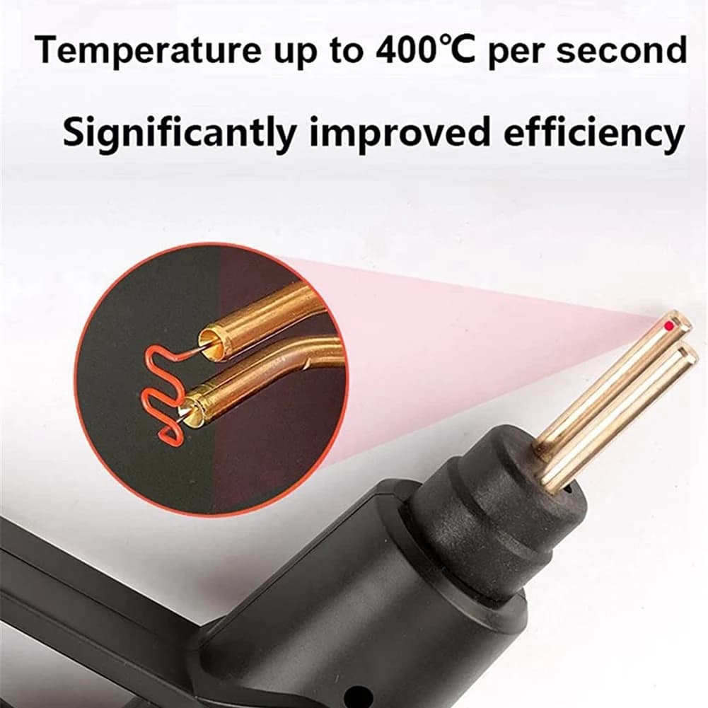 -[Retail TX] Saldatore a caldo da 70W per PVC, saldatrice per plastica, ferro da saldatura per paraurti, attrezzi da garage, kit di riparazione paraurti auto (Spina EU)
