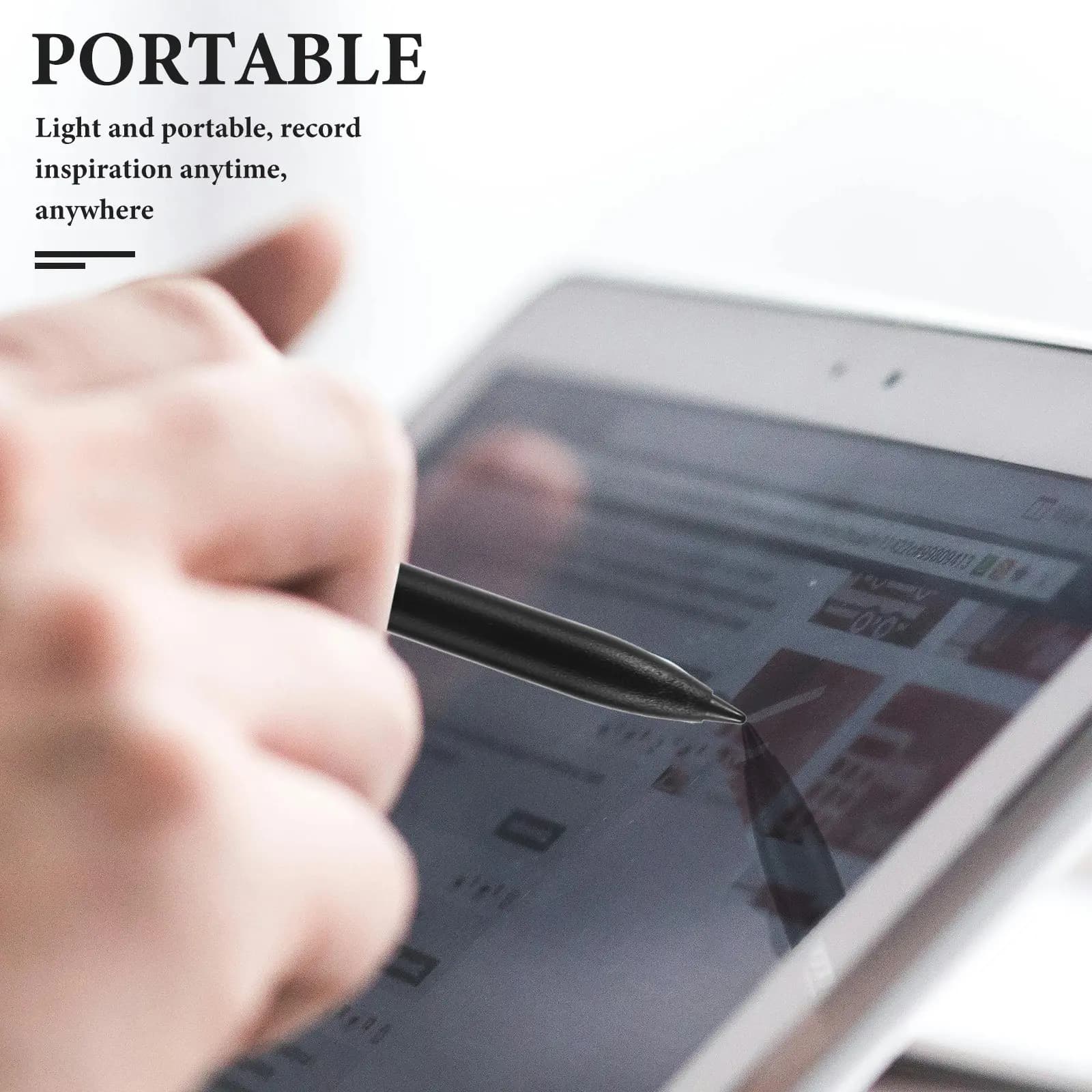 Penna stilo per tablet LCD da 2 pezzi, leggera, precisa e fluida, per disegnare, penna di ricambio per tablet con touch screen, lavagna per scrittura LCD