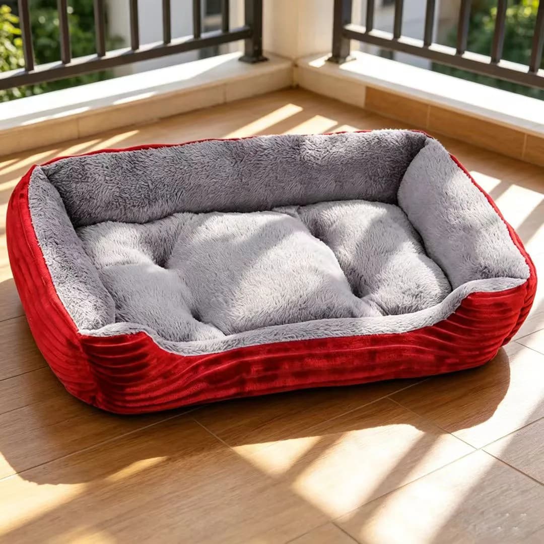 Cuccia per Animali Domestici Autunno-Inverno per Cani Piccoli, Medi e Grandi, Tinta Unita, Accessori Caldi per Animali, Letto Antiscivolo per Gatti