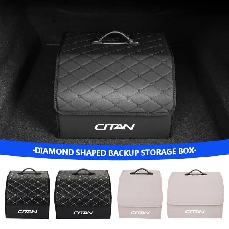 For Mercedes Benz Car Trunk Storage Box Large Capacity Organizer Bag Tool Accessories W124 W203 W204 W447 Sprinter Viano W639