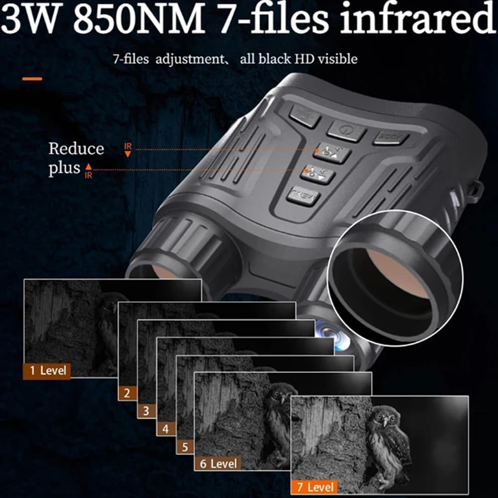 NV2180 Occhiali a infrarossi Binocolo per visione notturna Telescopio da caccia digitale Video 4K 36MP Visione notturna Caccia Attrezzatura da campeggio