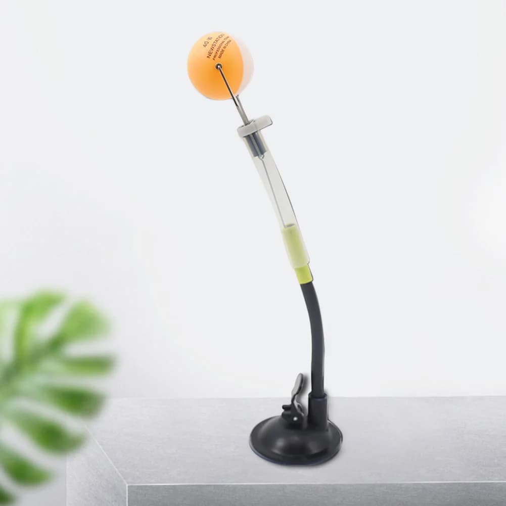Robot da allenamento per ping pong con ventosa, macchina per l'allenamento rapido della rimbalzata, robot per l'allenamento del colpo nel ping pong