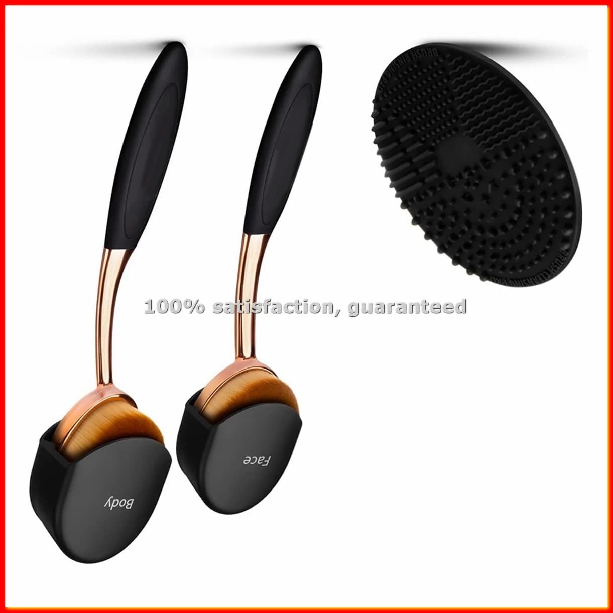 Solar Protection Brush Set - Lotion Applicator for Children, Newborns, Family and Adults for Face and Body- ABLM