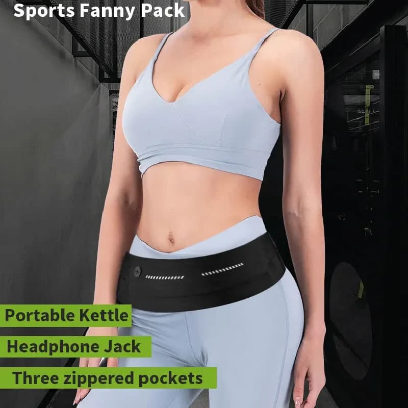 2026 Sports Running Waist Belt Bag Ultra-Thin Waterproof Phone Pouch for iPhone 15 14 13 12 11 Pro Max AirPods Pro 3 Gym Workout