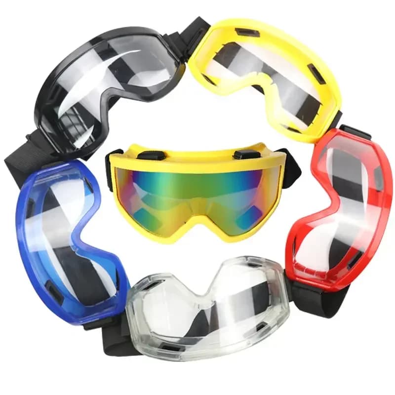 Occhiali Antivento e Antipolvere per Sport all'Aperto, Sci, Snowboard, Pattinaggio, Anti-Sporco, per Moto, Casco, Ciclismo