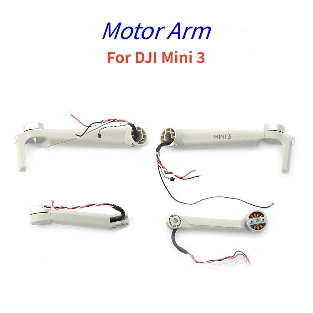 Braccio Motore Originale per Drone DJI Mini 3, Ricambio Anteriore Posteriore Sinistro Destro, Parti di Ricambio Durevoli e Stabili, Accessori per Drone