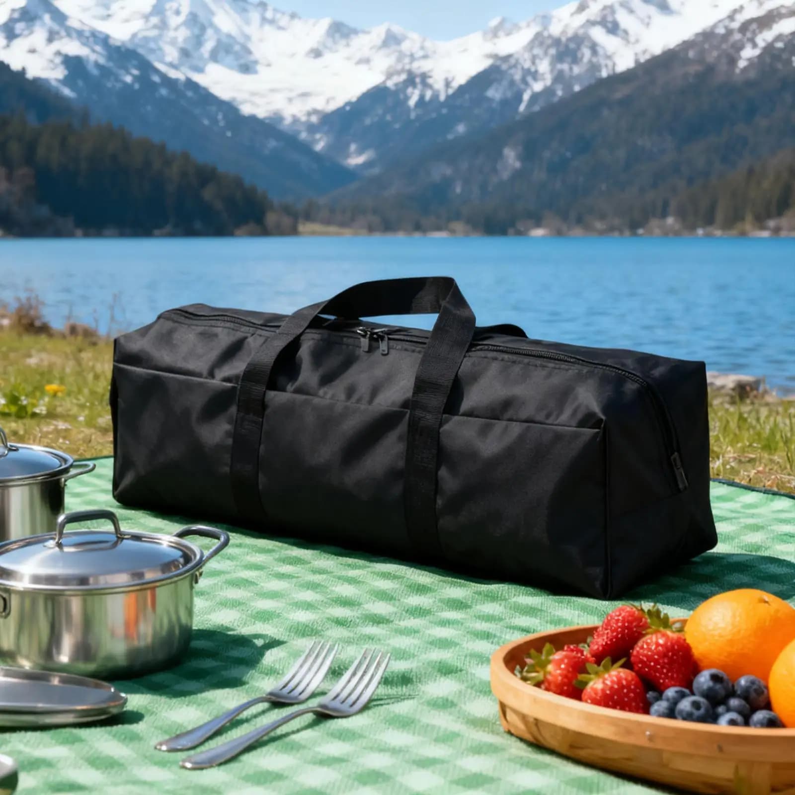 Camping Accessories Tent Poles Bag Organizer Waterproof Duffel for Trekking Hiking Outdoor Equipment