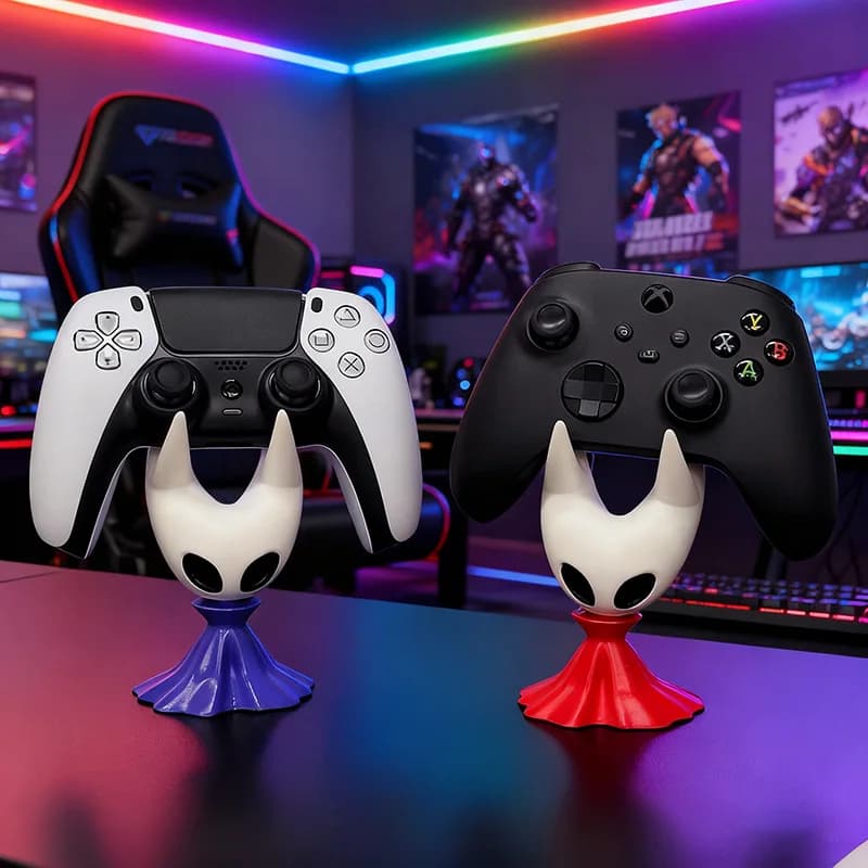 Supporto per Controller Hollow Knight Hornet - Supporto per Giochi Compatibile con PS5 PS4 Switch Xbox Telefono Decorazione da Scrivania Regalo di Compleanno per Gamer