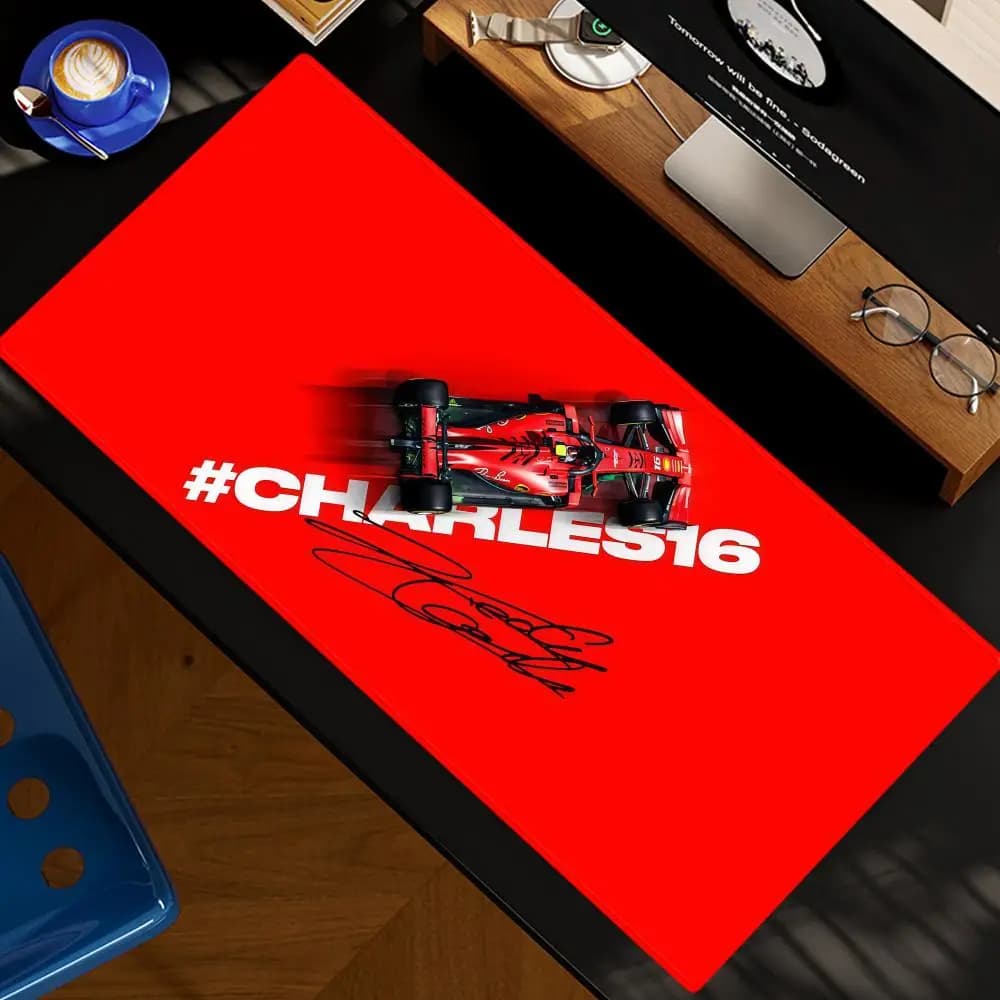 C-Charles 16 L-Leclerc Mouse Pad XXL Computer Accessories Large Keyboard Laptop Table Pad The New Product Gamer Gaming