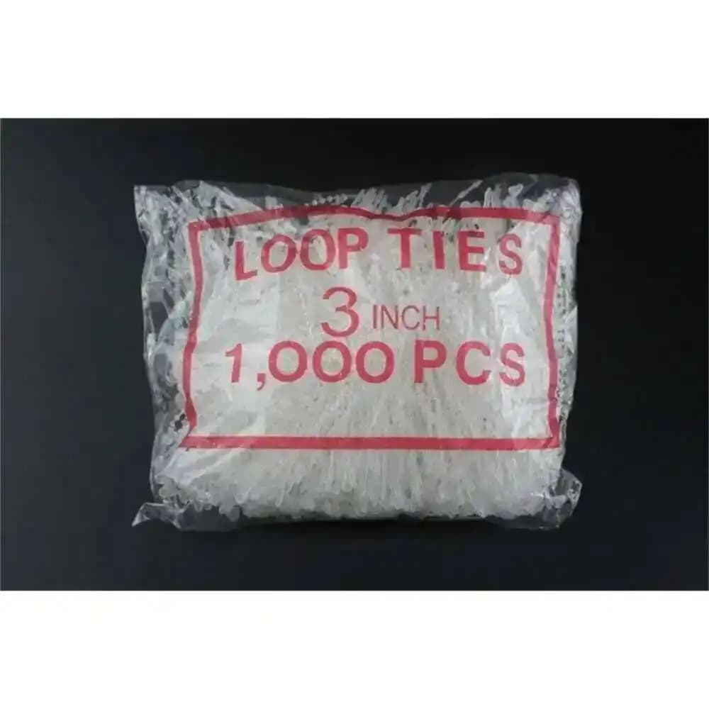 Serrature ad anello Pp 3/5/7/9 pollici Etichetta del prezzo Perni di etichettatura Perni di bloccaggio perno ad anello in plastica Perni di bloccaggio Perno di corda Etichetta di linea un tappo per striscia di fissaggio a scatto