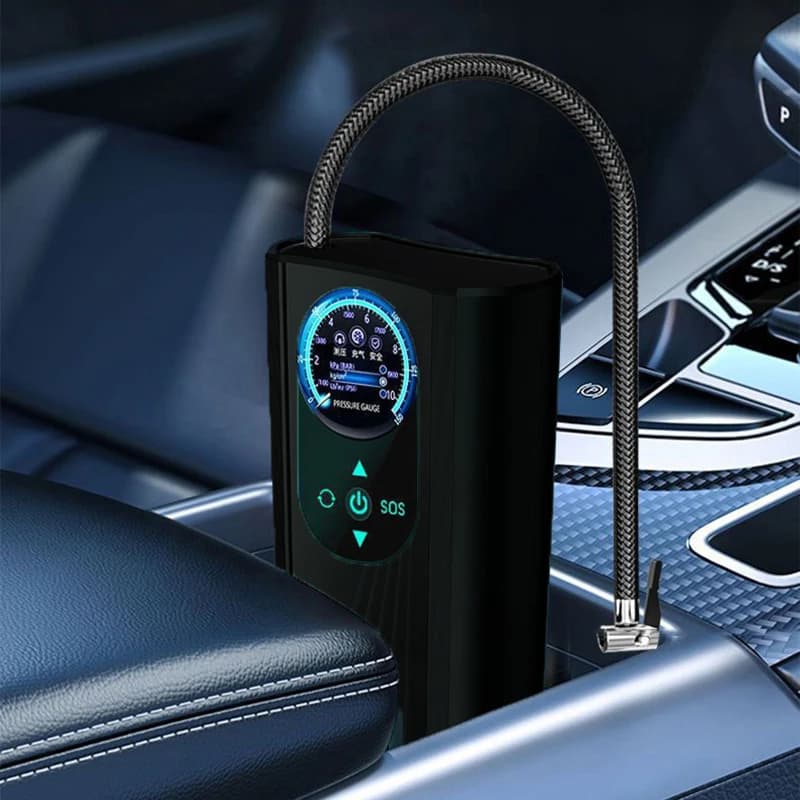 Gonfiatore per pneumatici per auto 12V Mini pompa per pneumatici ad alta precisione pompa gonfiabile elettronica a gonfiaggio rapido per bici da auto per moto