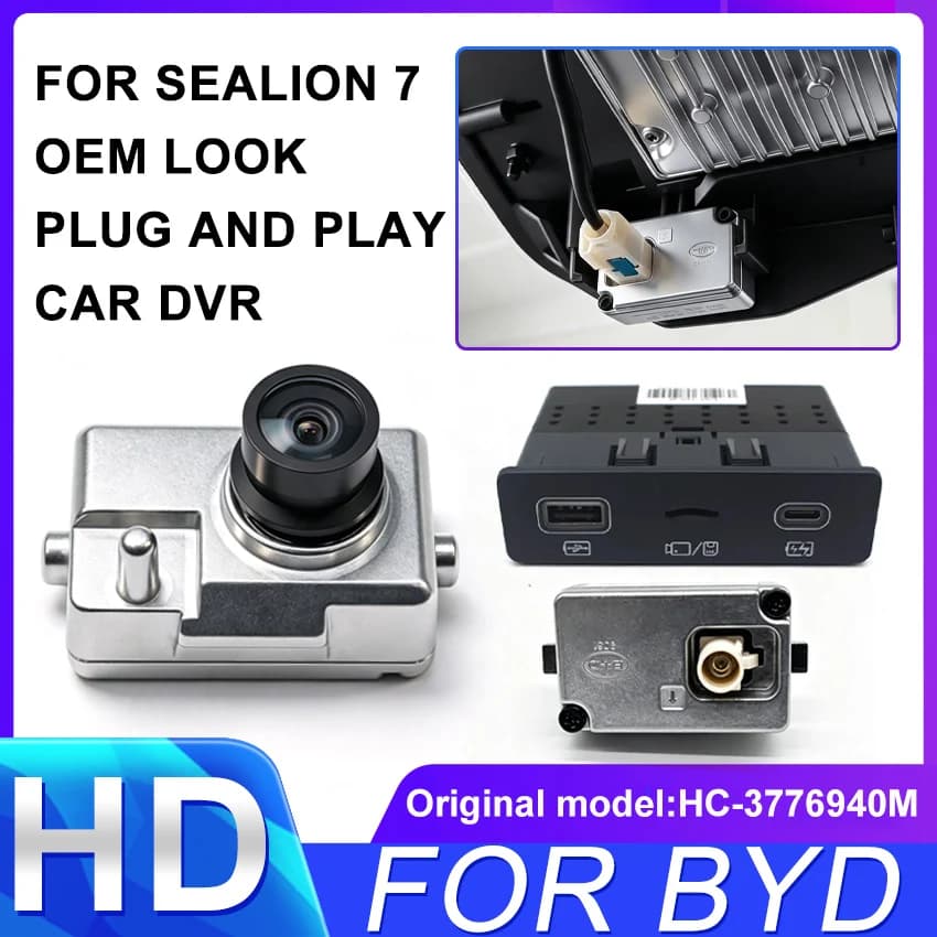 New! HD 1080P Dash Cam For BYD HC-3776940M Car Dvr Recorder Camera For BYD Sealion 7 SL7 2024-2026 (Not Available in EU and UK)