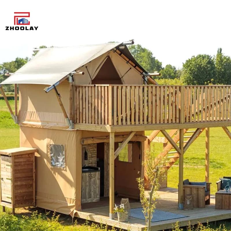 Outdoor Homestay Wooden House Campsite Nomadic Scenic Area Camping Accommodation Vacation Cabin Hotel Tent