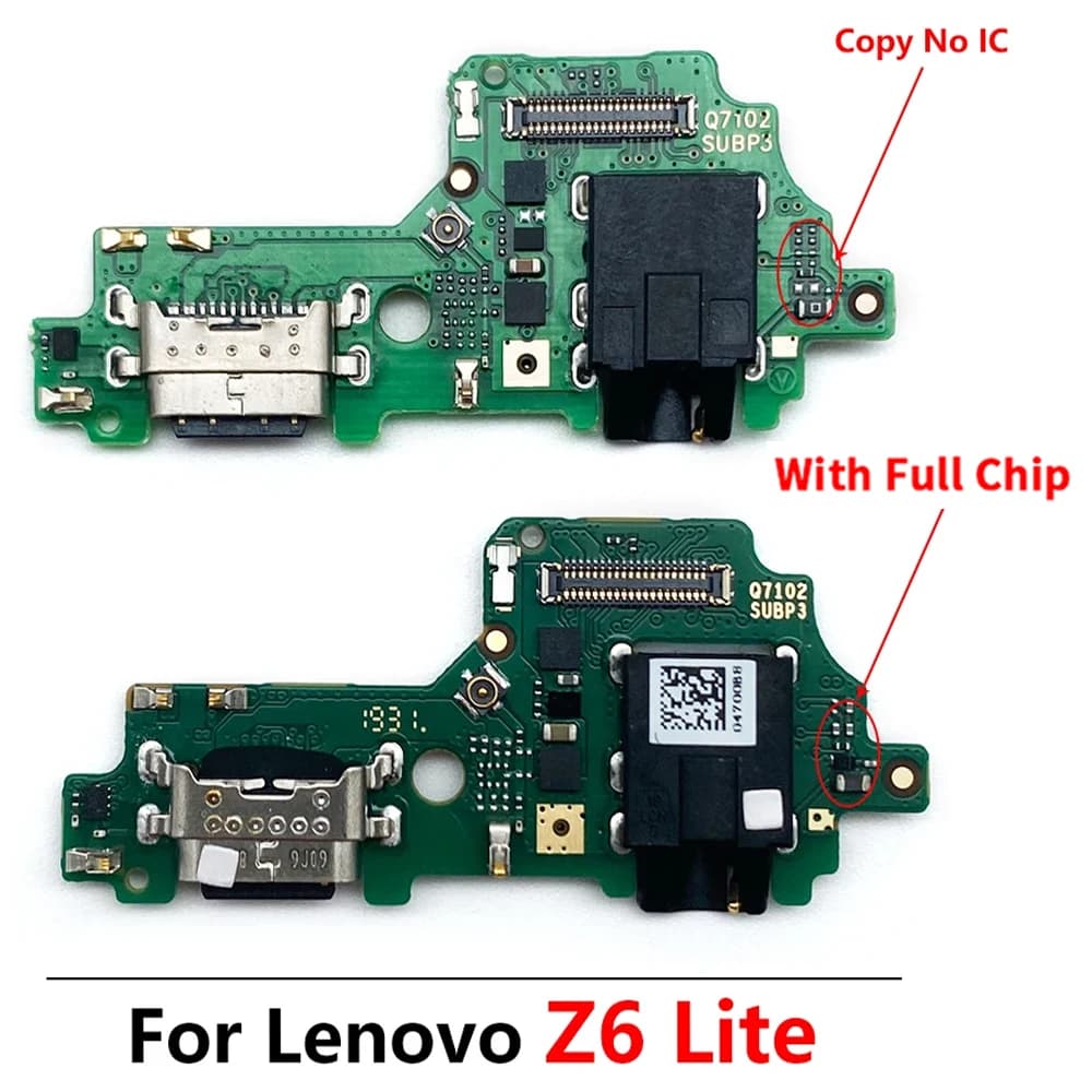 Connettore Dock per Caricatore USB con Porta di Ricarica e Cavo Flessibile per Microfono, Ricambi per Lenovo Z6 Lite L38111