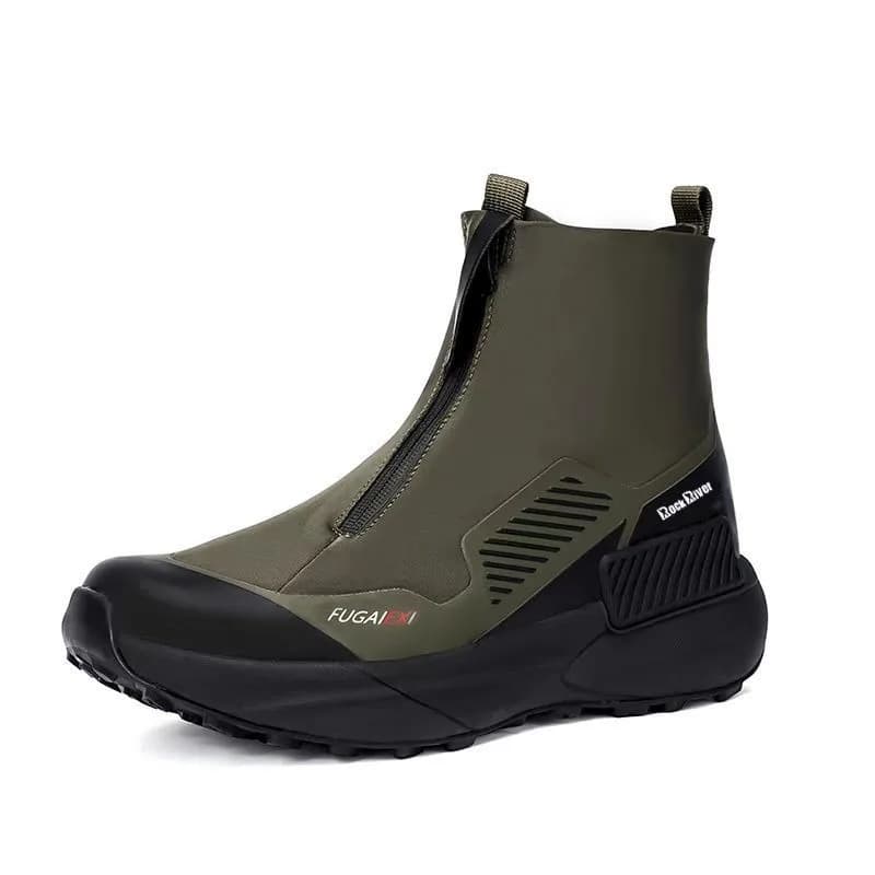 Nuovi Stivali da Lavoro Leggeri e Antiscivolo per Coppie 2026, Resistenti all'Usura e Impermeabili, Scarpe da Trekking Alte con Cerniera