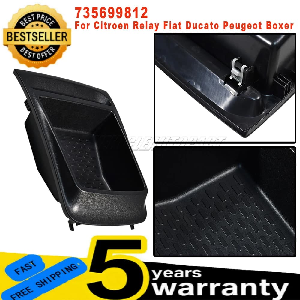 735699812 Nuovo per Citroen Relay Fiat Ducato Peugeot Boxer 1 pz Scatola portaoggetti centrale per cruscotto Vassoio organizer Accessori auto