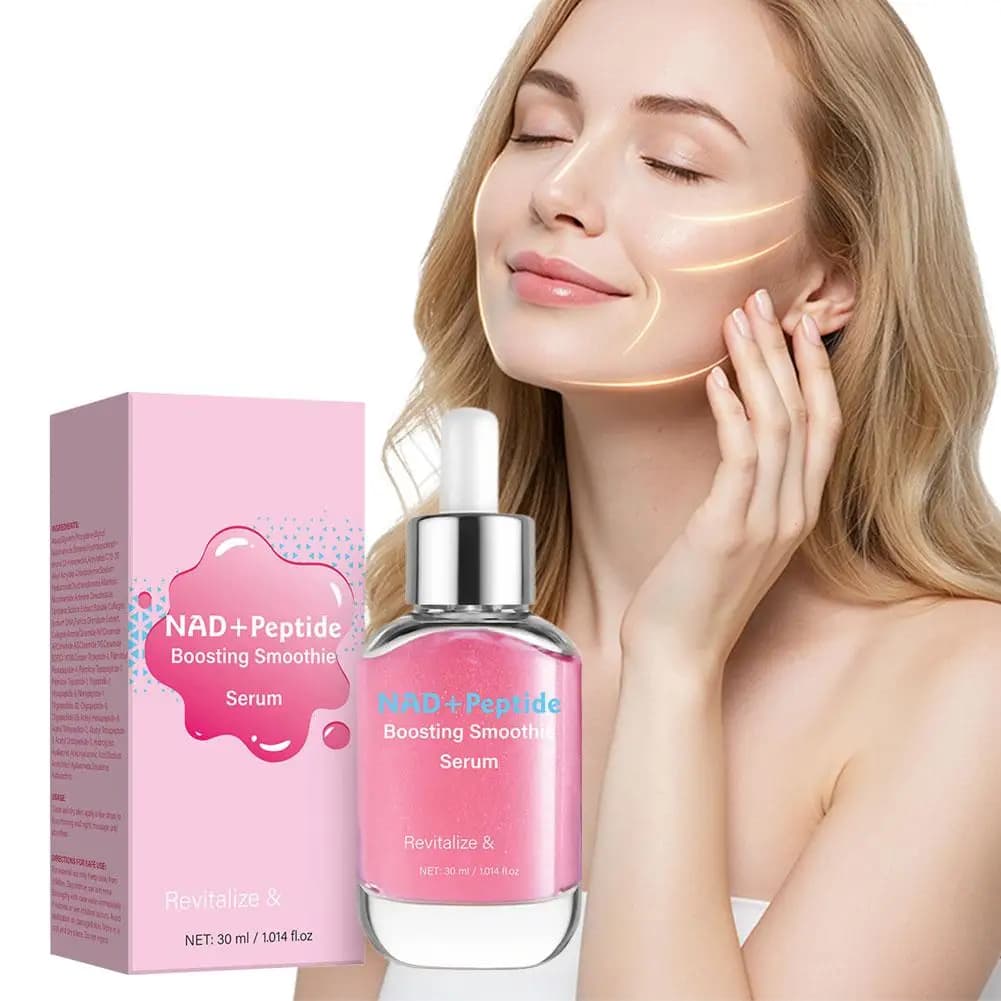 Siero Booster NAD+ Peptide 30ml with 5 Ceramides and Collagen, Deep Hydrating, Cutanea Barrier Repair, Skincare Antioxidant
