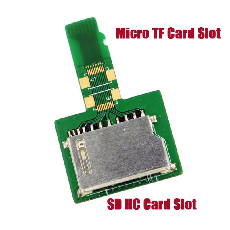 per convertitore di schede Micro TF a SD HC per fotocamera PC Computer Scheda di memoria per telefono cellulare Estendi l'adattatore Lettore di schede di trasferimento dati