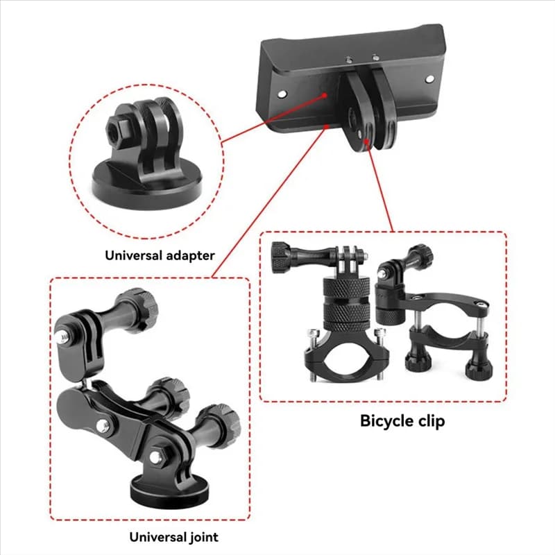【Nuovo coupon utente】Accessorio per un attacco sicuro Adattatore a sgancio rapido per fotocamere Insta360 X5 X4 Conversione con foro per vite da 1/4