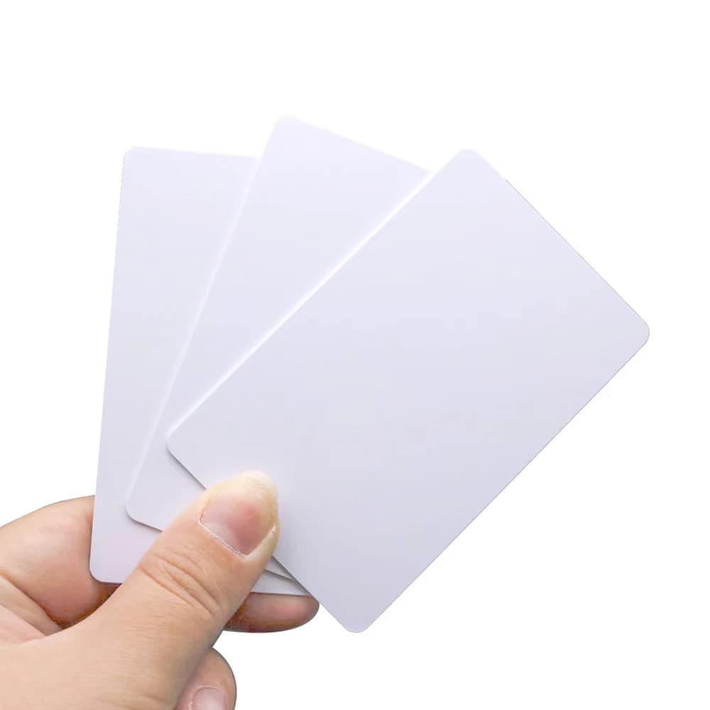 200 Pz/lotto 13.56Mhz Carta PVC Stampabile A Getto D'inchiostro Vuota Fudan NFC 1K S50 Chip per Stampante Epson/Canon