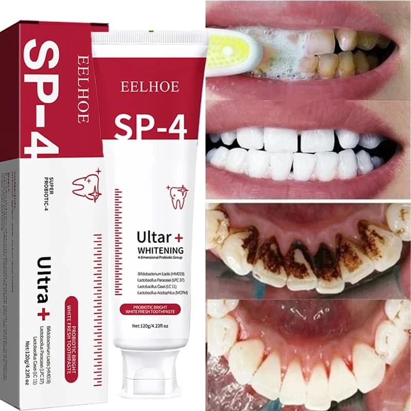 120g Dentifricio Probiotico SP-4 Repair of the Dear Dente Remove Plaque Removal Agent Whitening of Fresh Foods Product for Oral Hygiene