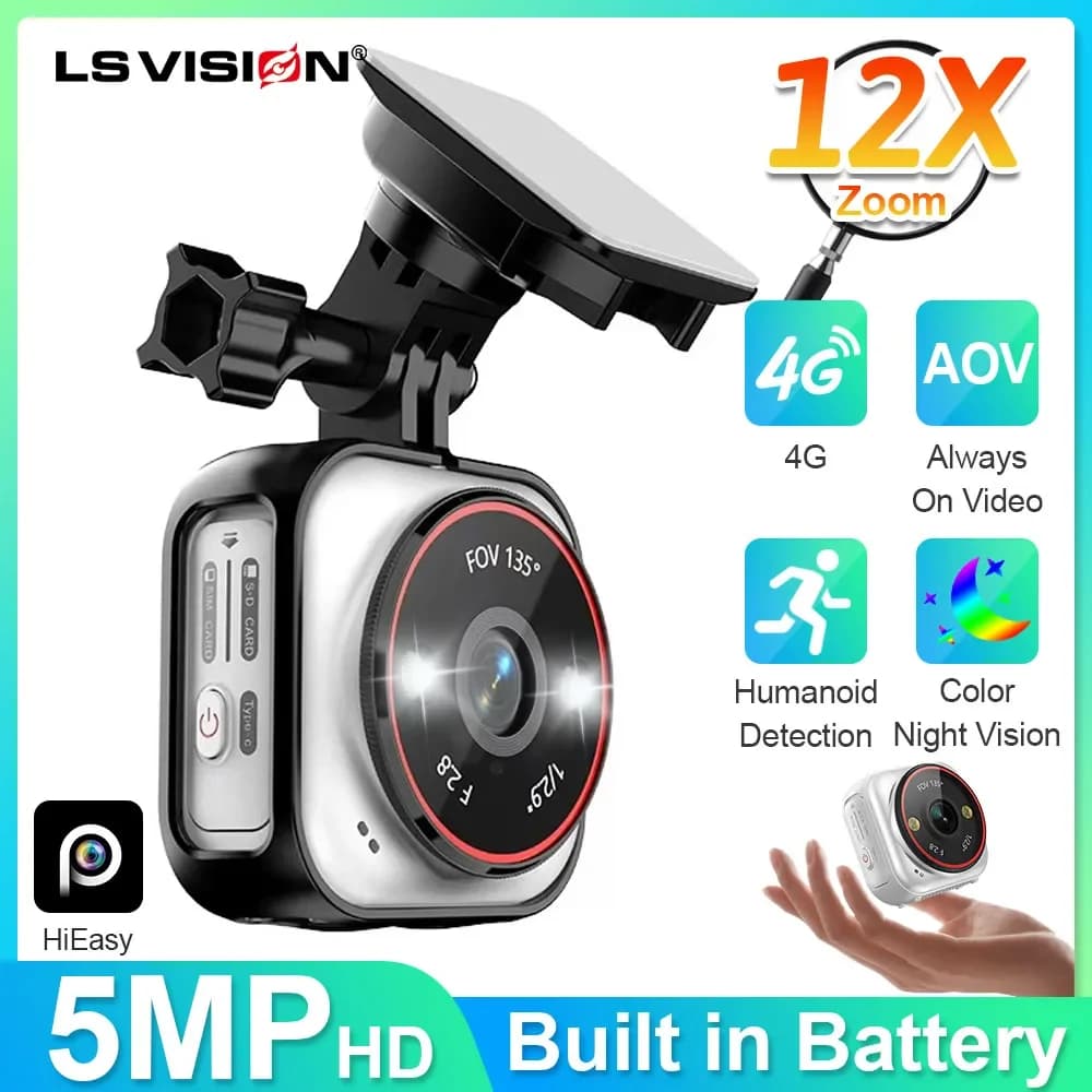 (Pre-sale) LS VISION Pocket Camera Waterproof Mini Camera Recorder for Motorcycles and Sports Bikes
