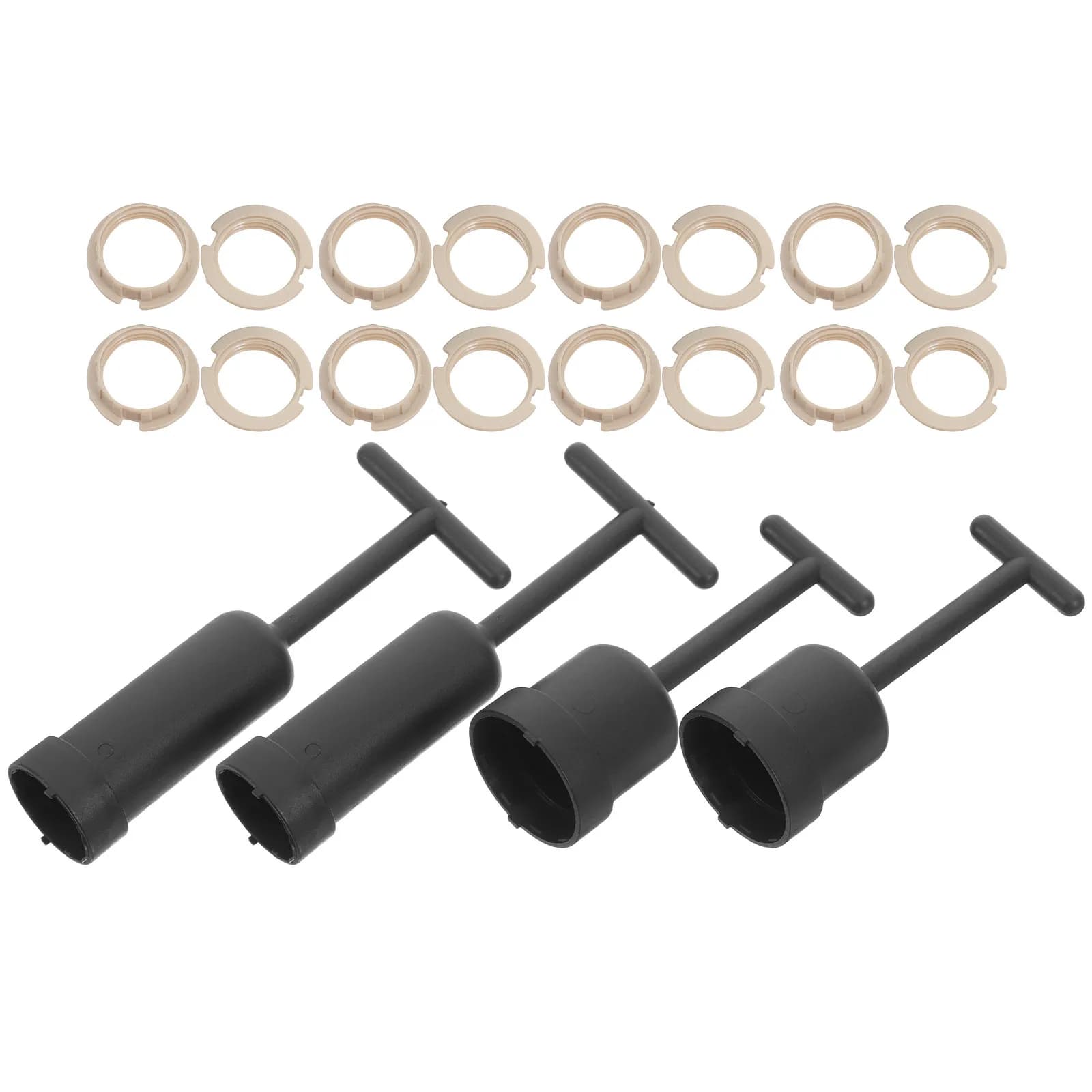 Set di anelli per portalampada, kit di fissaggio paralume per portalampade G9, adattatore in plastica per paralume con strumento di rimozione