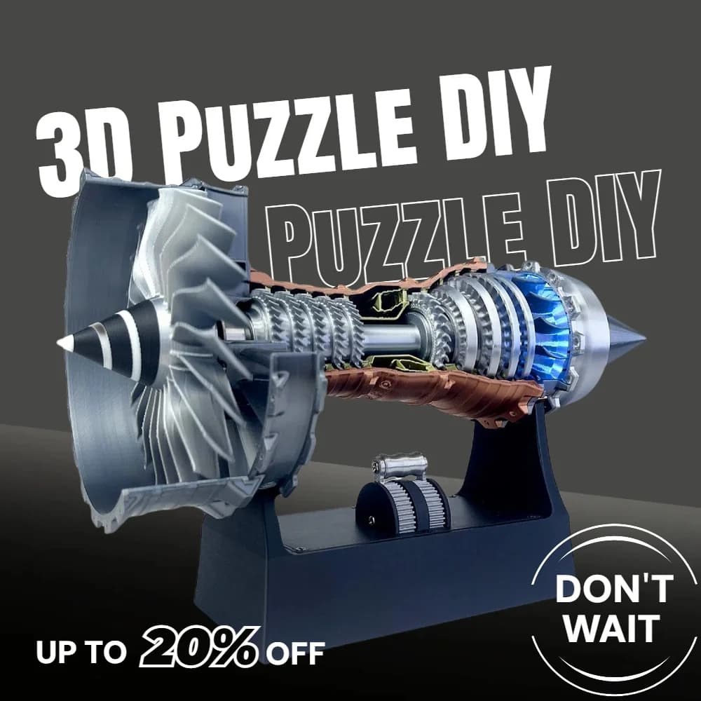 Modello di motore super turbofan assemblato fai-da-te, funzione motore brushless, ventola elettrica ad alte prestazioni, turbina di potenza, giocattolo boutique fresco