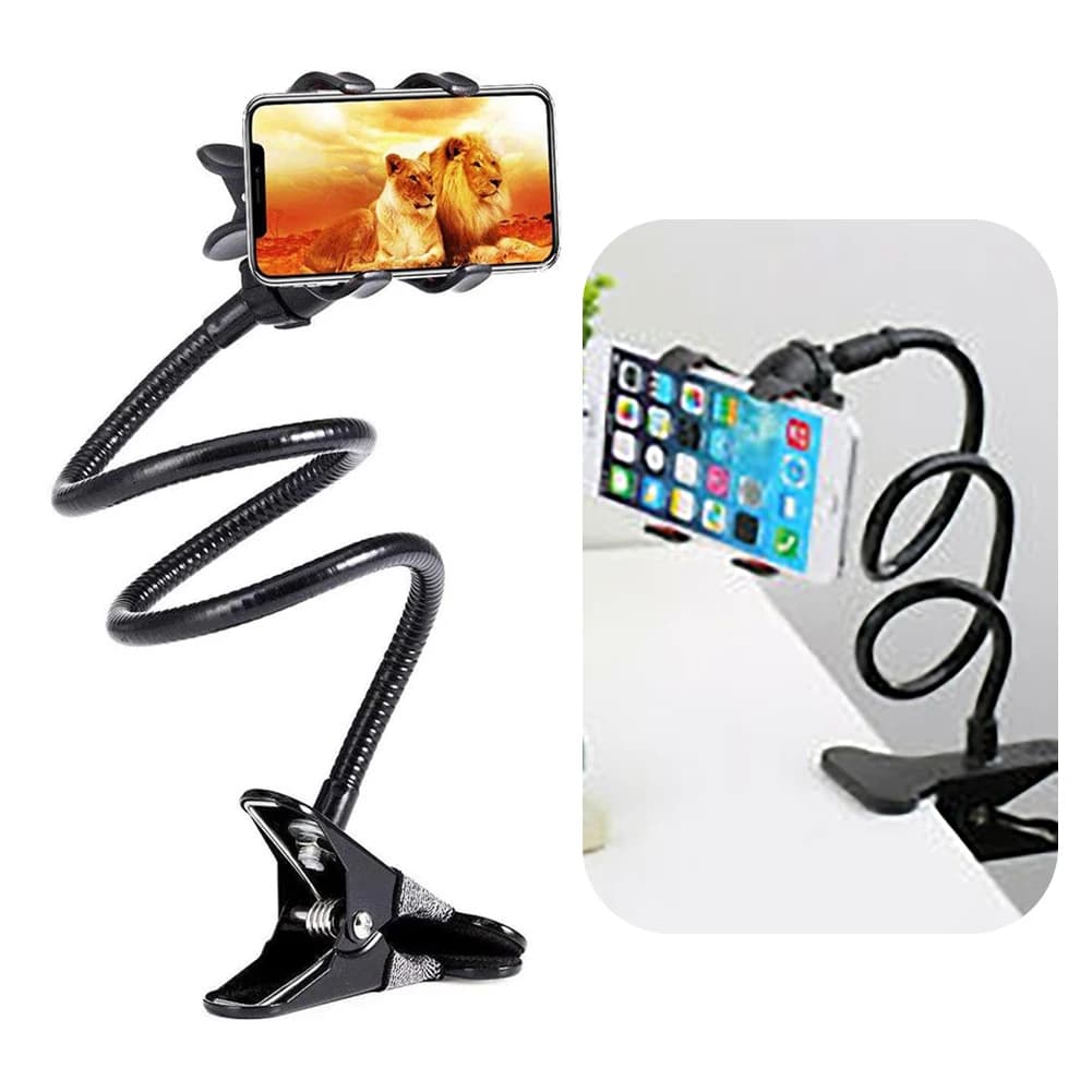 Supporto Portatile per Telefono con Morsetto a Collo d'Oca per Webcam Logitech C925e C922x Brio 4K