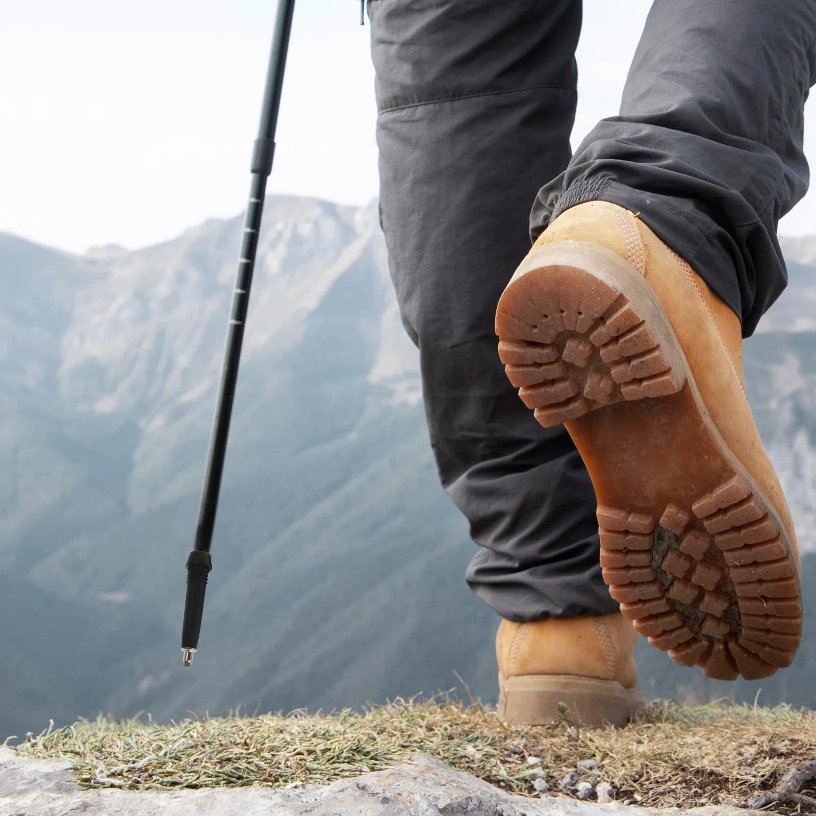 8 Pezzi Punte Universali in Acciaio al Tungsteno per Bastoni da Trekking, Antiscivolo, per Escursionismo, Campeggio e Camminata