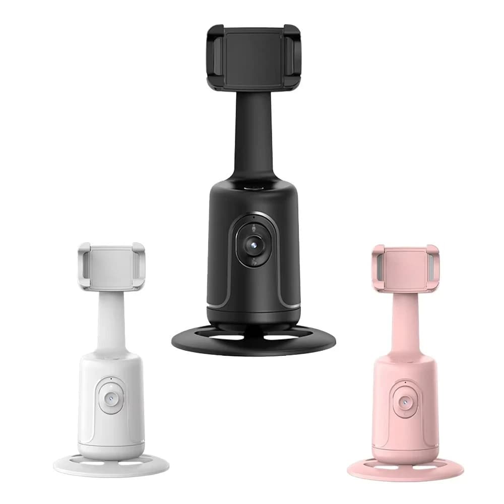 360 P01 Asta Selfie Intelligente Universale per Telefono con Tracciamento Automatico del Viso AI, Treppiede per Selfie con Tracciamento del Viso in Tempo Reale