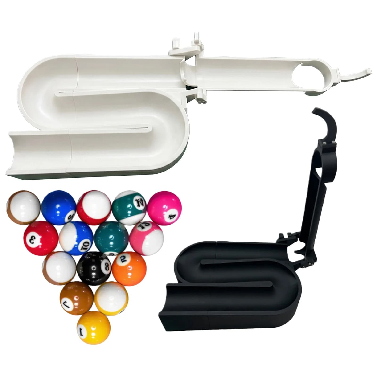 3D Printed Precision Pool Ball Rack Reusable Billiards Training Equipment for Accuracy & Cue Control & Consistent Practice