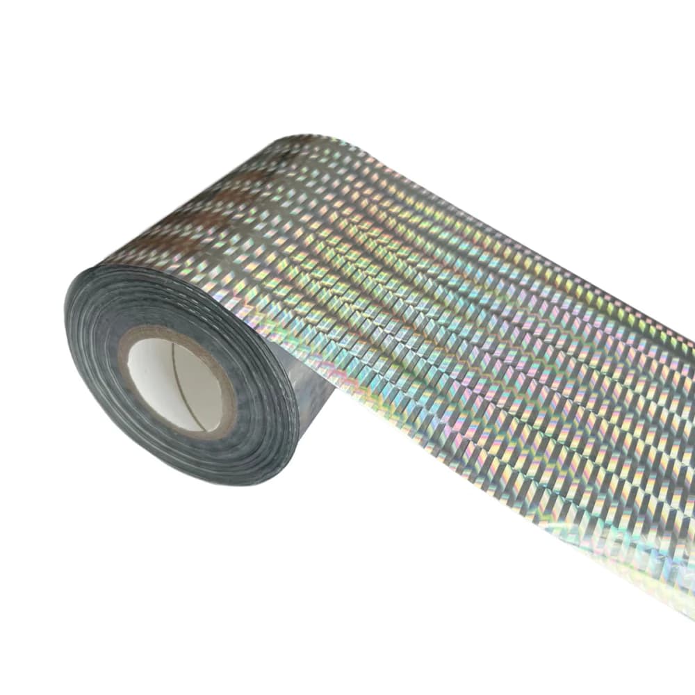 8CM X 5M Lamina per stampa a caldo per esca da pesca Carta olografica per esche Laser Pellicola per trasferimento di calore facile Ologramma per esca dura Jig