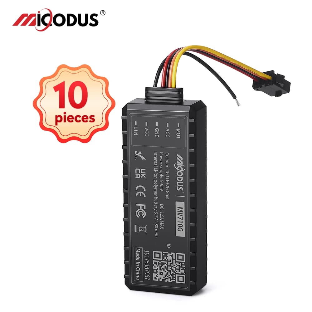 10 pz/lotto MiCODUS MV710G 4G GPS Tracker Car Mini Rastreador Veiculo GPS Cut Off Fuel Door allarme aperto ACC On/OFF Alert PK J16