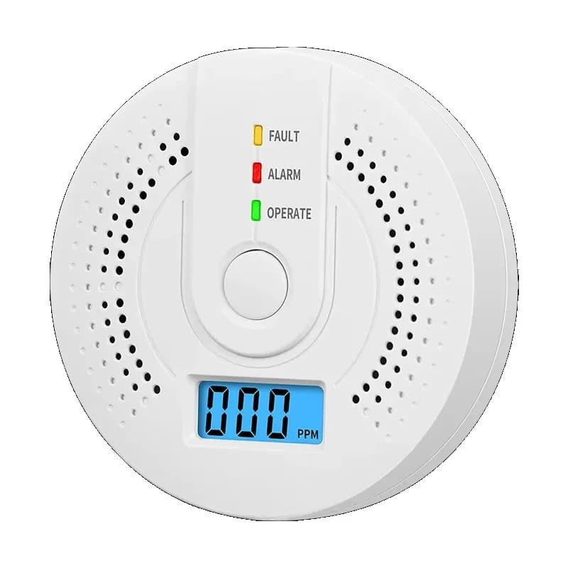 Independent CO Alarm Sensor Carbon Monoxide Alarm Detector High Sensitive Warning LCD Display CO Alarm With UL2034