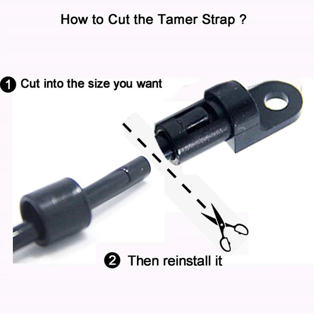 Boat Fishing Rod Tamer Strap Adjustable Elastic Rope Hook Fixing Buckle Set Deck Mount Connector for Kayak Marine Boat