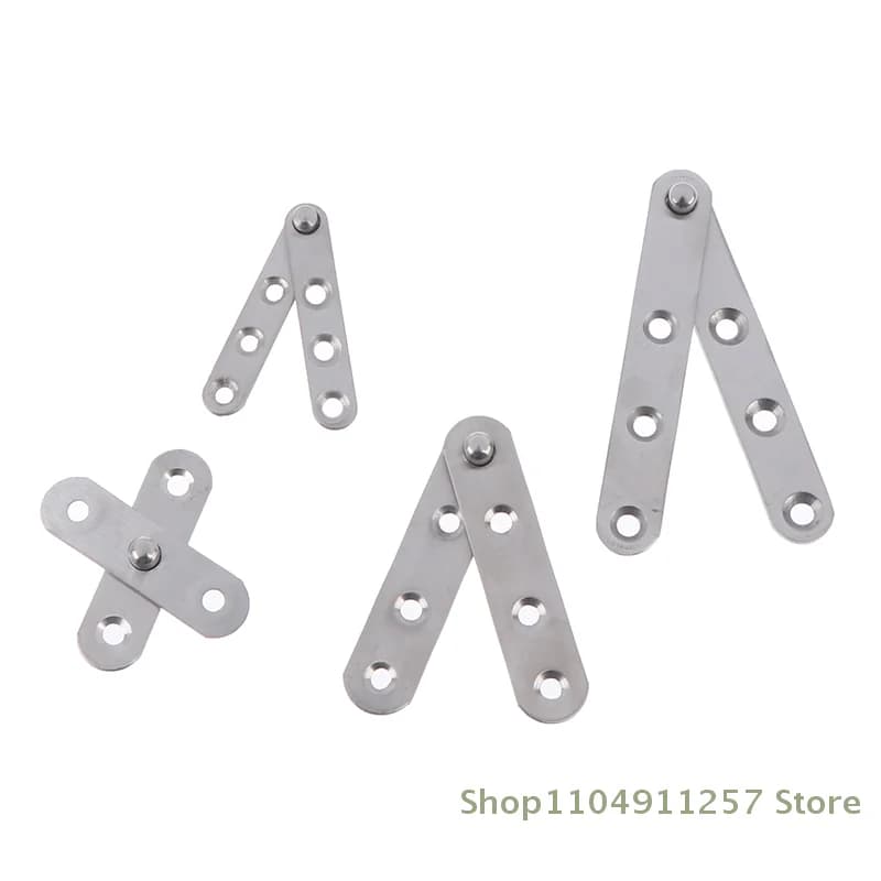 1 piece swivel hinge (with screws) 360-degree swivel door hinge brushed stainless steel
