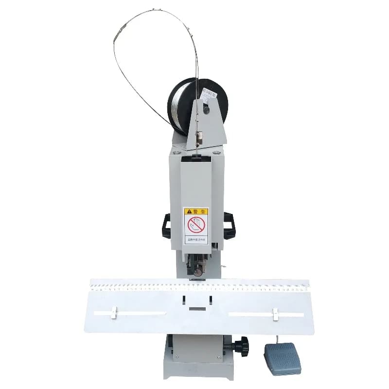 Macchina per legatura a filo M2000, graffatrice elettrica a doppio uso con testa piatta, spessore 6MM, alta efficienza