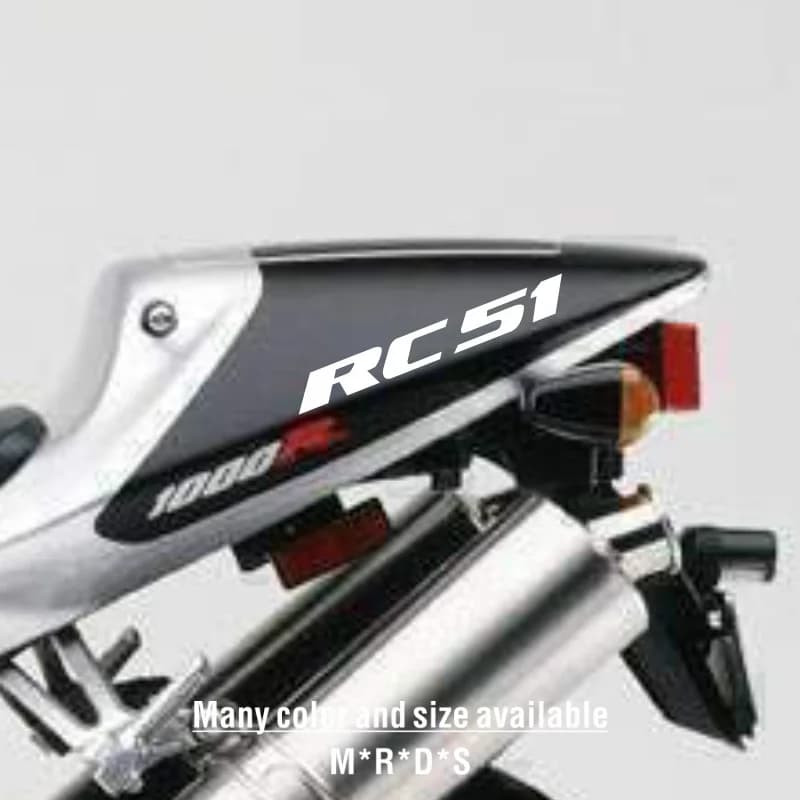 Nuovo motociclo bicicletta serbatoio carburante adesivo ruota casco MOTO impermeabile logo riflettente per HONDA RC51 rc 51