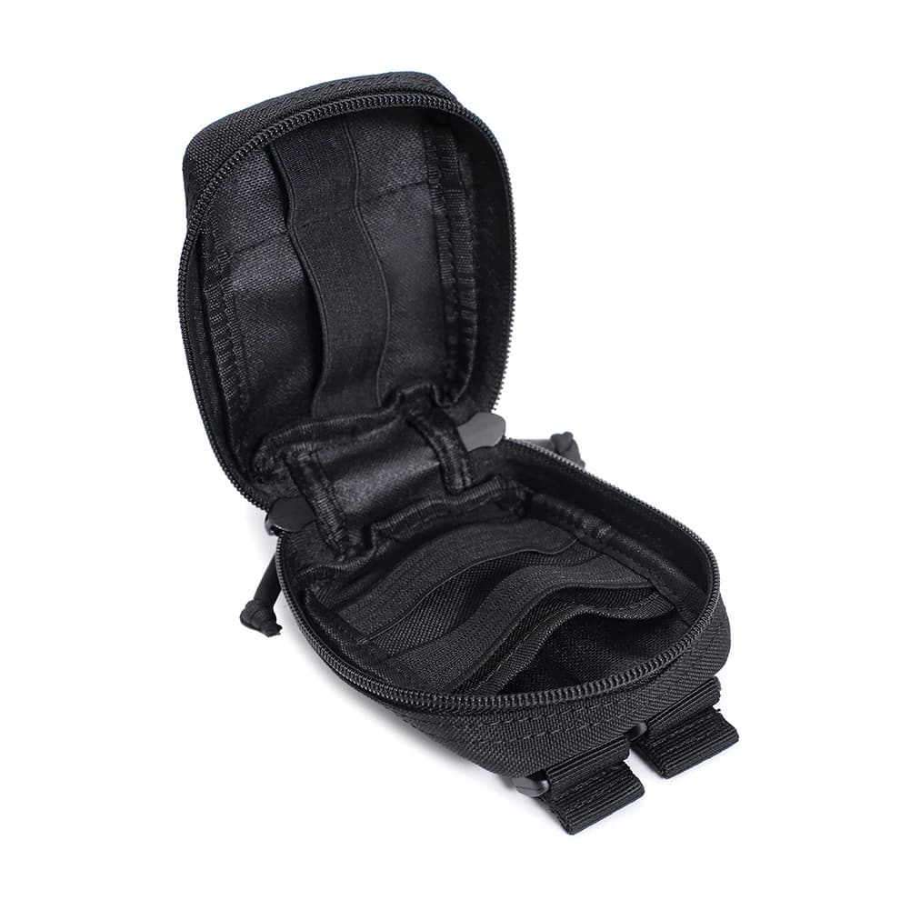 Exterior Spring Bag, Multipurpose EDC Waist Bag with Strap Closure, Phone Case for Camping and Running