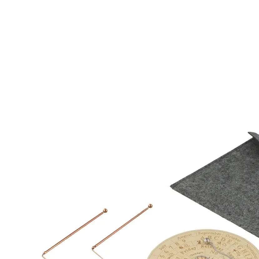 99.9% Pure Copper Telescopic Dowsing Rods With For Crystal Pendulum Plate Kit For Divination Water Finding And Energy Therapy To